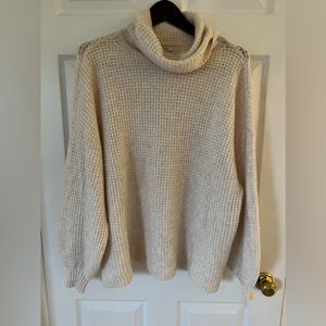 American Eagle Waffle Knit Turtleneck